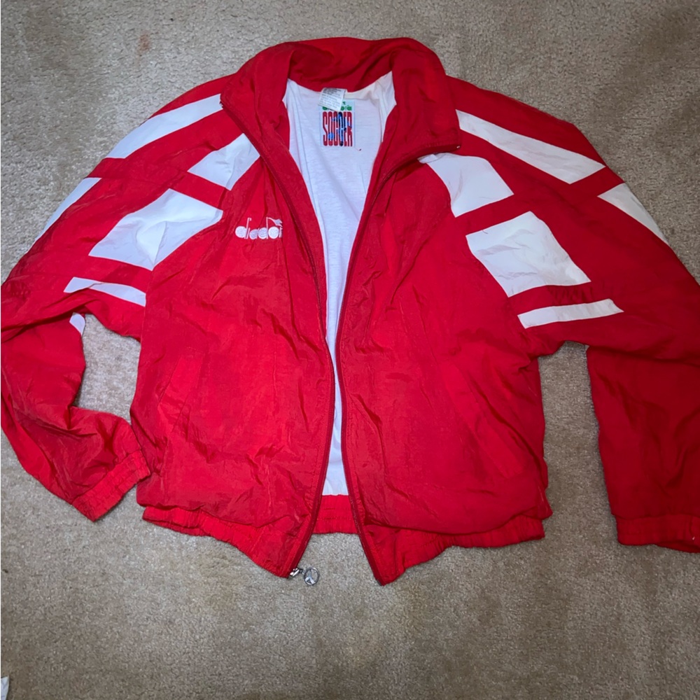 Vintage Diadora Moon 80’s soccer jacket